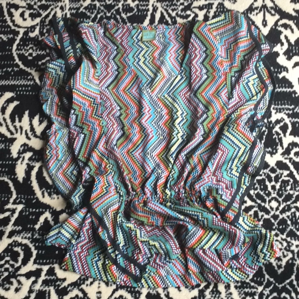 Tribal V neck Blouse